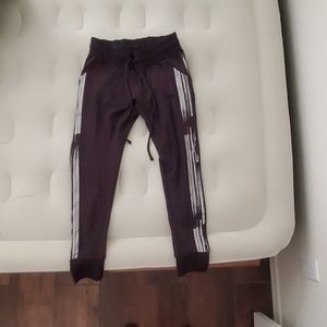 Black and silver women's joggers size small